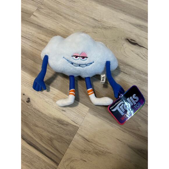 Cloud Guy Trolls World Tour Plush Dreamworks 10” Rare Stuffie Toy Tag Attached - Picture 1 of 4